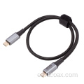 USB C a C Cable de carga rápida trenzada
